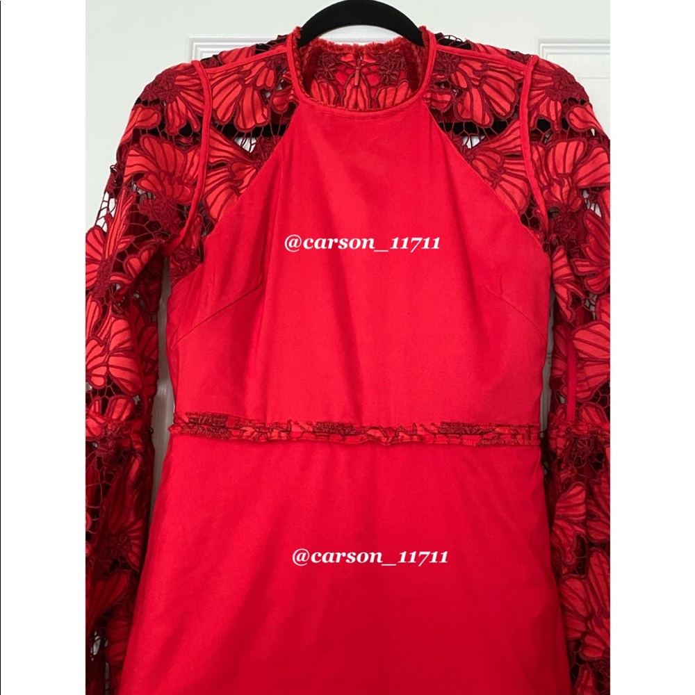NWT Runway Alexis Defina Lace Tiered Dress S - Picture 11 of 13